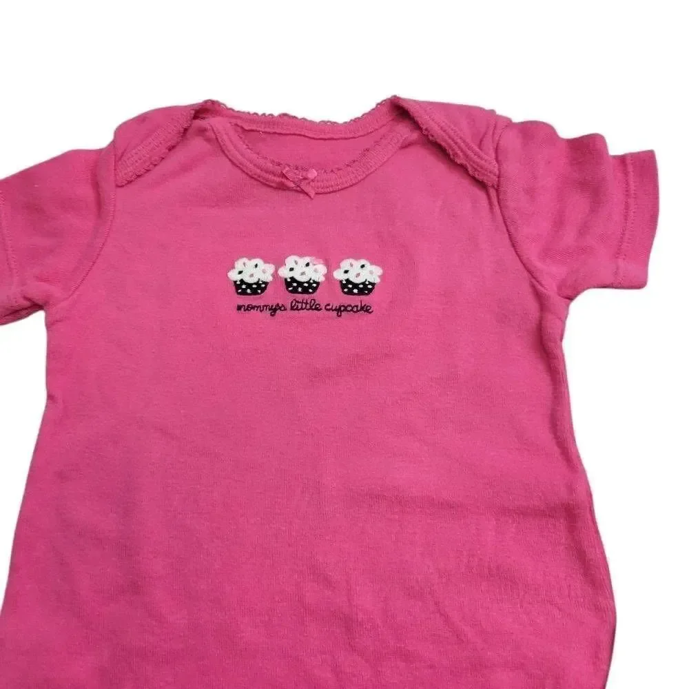 Carter's 2 pc cupcake outfit 12mo